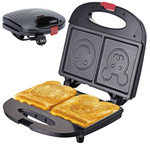 Toaster sandwich toaster s smiles anti-slip 750w non-stick