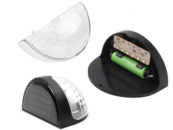 Linterna solar lámpara de pared sensor crepuscular led fachada jardín lámpara