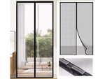 Moustiquaire magnétique pour portes de balcon à mailles fortes 100x210