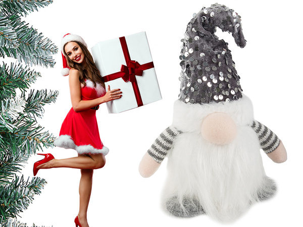 PITIC GNOME ILUMINAT A CONDUS BURTA DE CRĂCIUN GNOME SUB POMUL DE CRĂCIUN