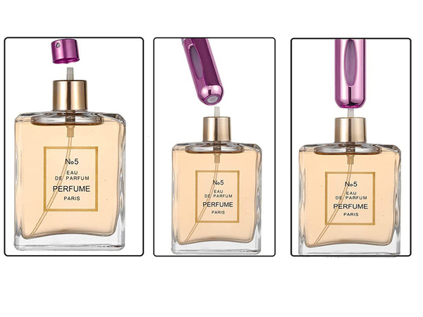 Atomizador de viaje con perfume frasco atomizador 5ml dispensador de perfume