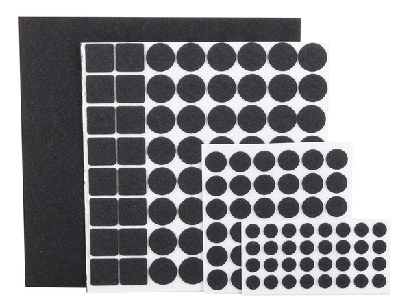 Set de tampoane de mobilier din pâslă 133 buc