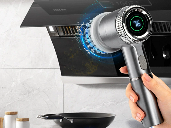 Cepillo eléctrico giratorio para limpiar la cocina inalámbrico 5 en 1
