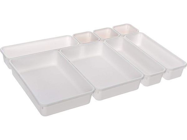 Organisateur de cuisine pour tiroir à couverts pliant xxl conteneur modulaire