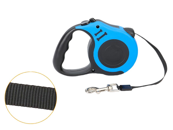 Lanyard automatic pentru câini blocare powerful lightweight coil 5m 15kg