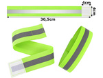 plasture reflectorizant pentru ochi brățară flexibilă galben 2pcs