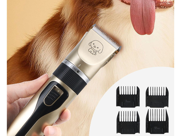 Set profesional de cortapelos sin cable para perros y mascotas