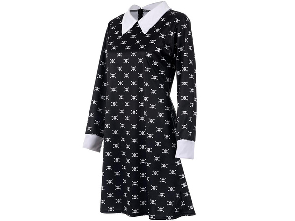 Obleka sreda addams kostum otroci halloween preobleka 125