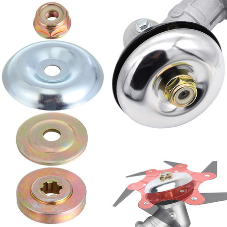 Harjalõikuri tera kinnitusvahendi rõngad harjalõikuri tera kinnituse jaoks