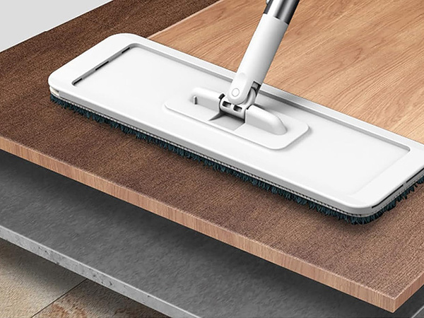 Lapiku mop käsipuhasti 125 cm väljakohtuv laia mircofibre'ga