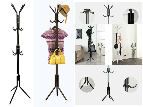 Clothes hanger floor hook
