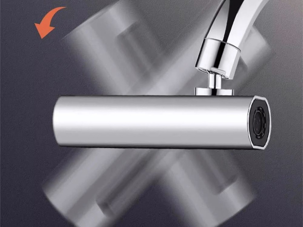 Perlator kraani pikendus pöörlev piskamisvõimalusega vannikraanile 4 režiimi