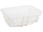 Loft panier métallique pour la cuisine pour fruits pain avec doublure