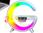 Led svetlo rgb herná nabíjačka indukčný reproduktor budík rádio hodiny