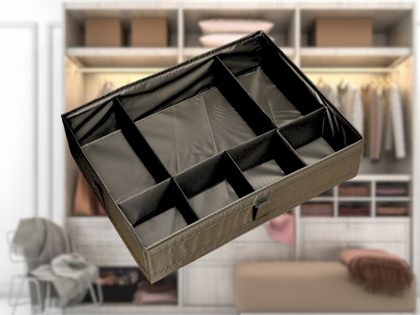 Organizator lenjerie de corp sertar șosete sertar separator insert gri