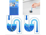 Drain cleaner sticks for cleaning sink pipes drains 12 pieces