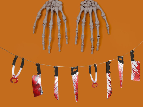 Halloween girland 2m task tools tasked halloween dekorācija