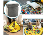 Spielzeugeimer blöcke mit matte organizer tasche spielzeugeimer mit deckel griffe