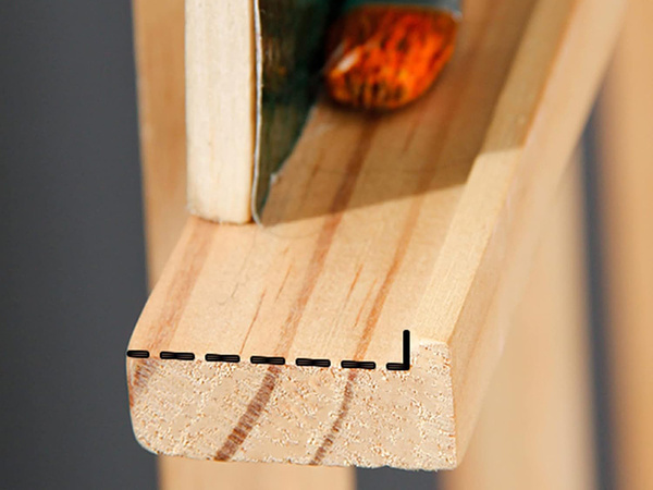 Didelis medinis lauko tapybos molbertas vaikams ir suaugusiesiems