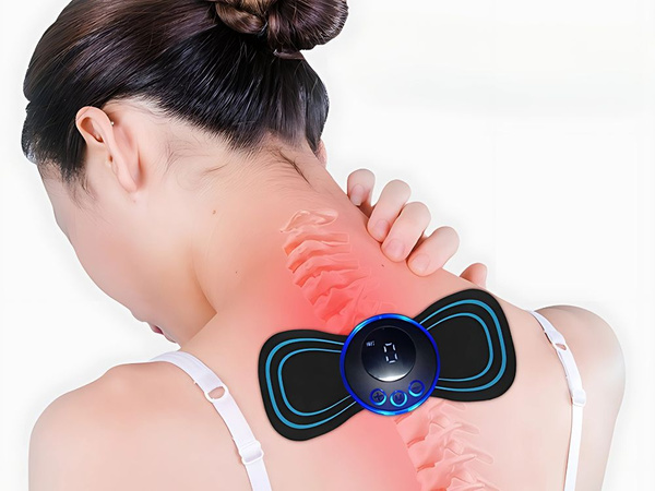 Elektrostimulator für bauch-nacken-muskeln mini-ems-massagegerät 19 stufen