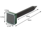 Distributeur solaire pour crets crets mums rongeurs nuisibles 1000m2