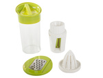 Răzătoare de legume 4in1 feliere tocător magnet inserții interschimbabile mâner