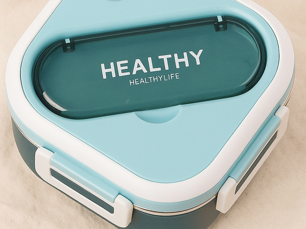 Cutie pentru micul dejun cu compartimente container pentru tăișuri microwaveable lunchbox 1000ml