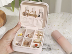 Coffret organisateur de bijoux boîte à fermeture éclair