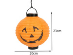 Lampijon buče vodil žareče dekoracijo halloween papirja dekoracijo