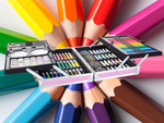 Juego de arte para pintar en estuche 145 piezas