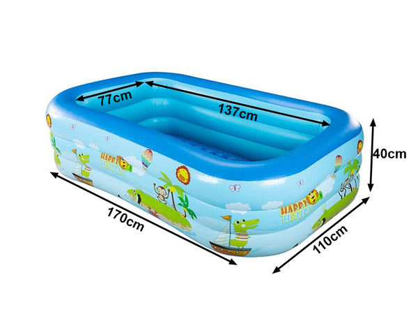 Piscine gonflable grande piscine rectangulaire jardin piscine gonflable familiale pour enfants