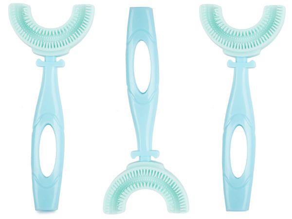 Szczoteczka do zębów silikonowa dla dzieci u 360