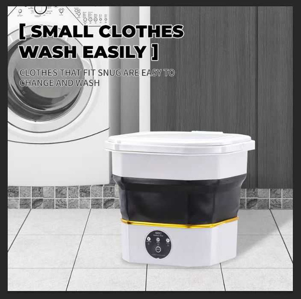 Mini-waschmaschine, kleine, zusammenklappbare reisewaschmaschine für kleidung und unterwäsche, 6 l