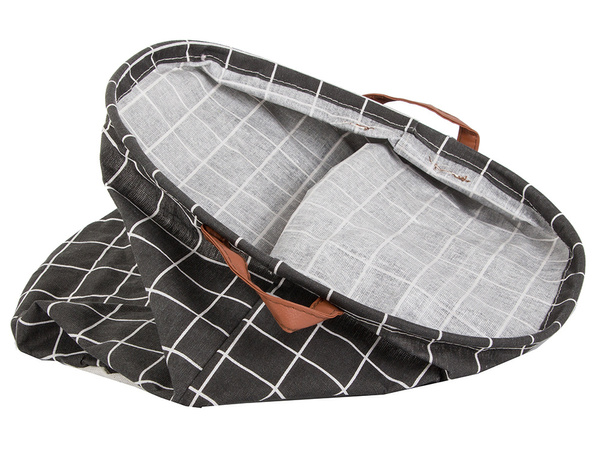 Košara za perilo z zložljivim košem za igrače velika xl