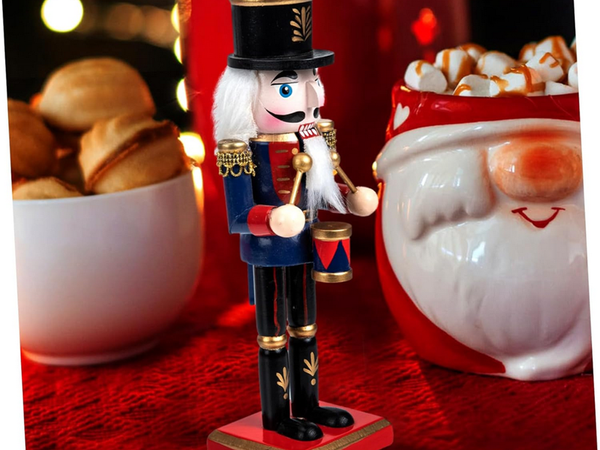 Nutcracker wooden soldier decorative christmas figurine gift