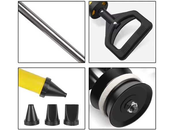 Pompe extrudeuse de chantier pour ciment, mortier, colle et coulis 4 buses