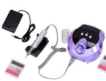 Pedicura manicura habilidades 80w profesional potente + municipios 6pcs