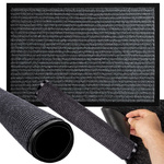 Rubberized doormat for shoes under the front door of the house 60 x 90