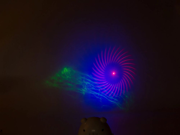 Projektor medveď nočné svetlo viedol laserový projektor univerzálne diaľkové ovládanie