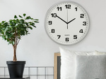 Horloge murale grande horloge silencieuse non tactile 20 cm trotteuse circulaire