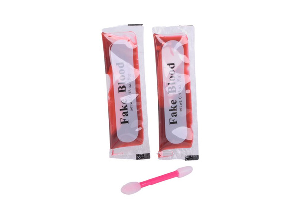 Rană falsă tăiată la gât cu 10ml de sânge fals accesoriu halloween
