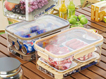Food containers for storage at low temperatures cooling insert