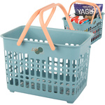 Cesta de la compra práctica para setas verduras asas plegables para picnic