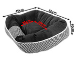 Cama para perro gato cama blanda sofá cojín m grande