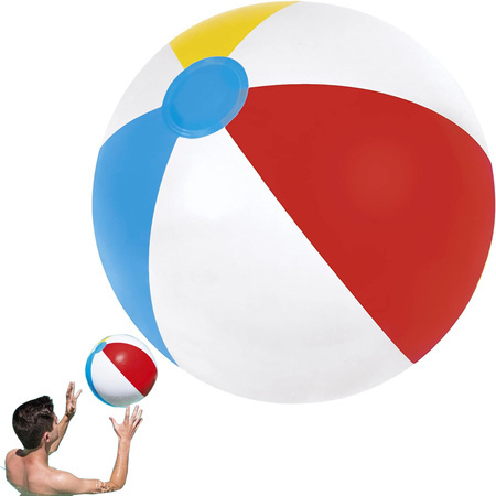 Večbarvna napihljiva otroška žoga za plažo 30 cm za bazen