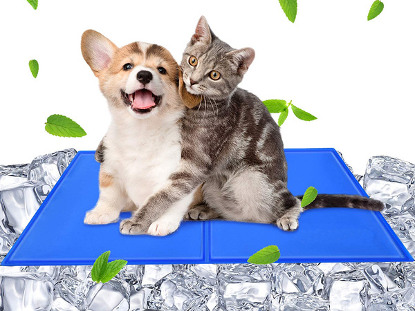 Water-resistant gel cooling mata for dogs animals 50x90cm cat leggage