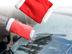 Aisenkratzer für autoscheiben mit handschuh für frost und schnee, weicher griff