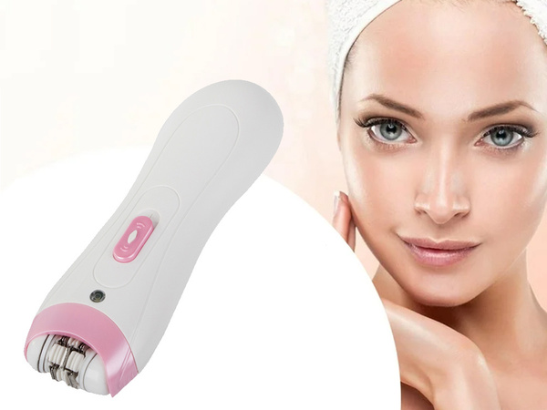 Epilator facial aparat de ras corp trimmer femei baterie perie