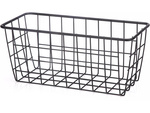Cesta colgante organizador metálico estante colgante cocina negro