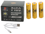 Bailong led pealamp xhp160 powerbank zoom
